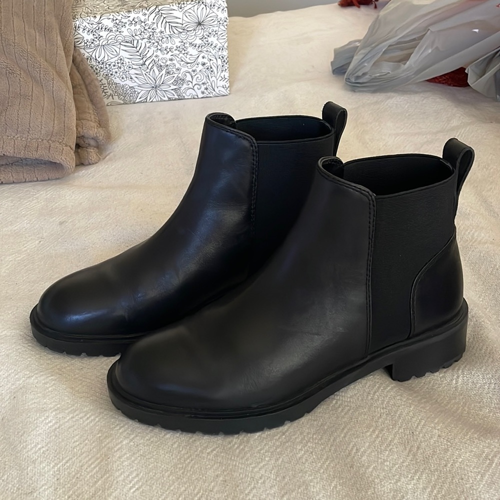 Steve Madden Black Booties